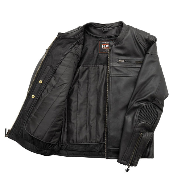 Nemesis Men's Motorcycle Leather Jacket – Donna Sacs Online