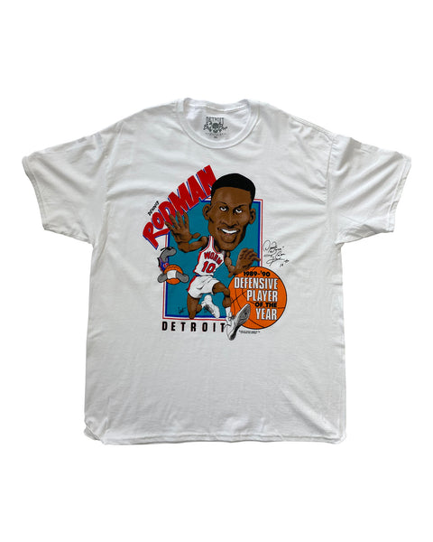 Authentic Detroit Bad Boys Dennis Rodman Character T-shirt Authentic Detroit Bad Boys Dennis Rodman Character T-shirt