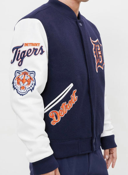 NTWRK - Pro Standard Detroit Tigers Retro Classic Rib Wool Varsity Jacke