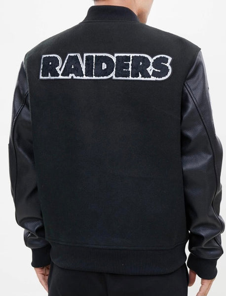 Connor Las Vegas Raiders Varsity Jacket