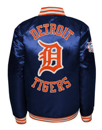 Mitchell and Ness Kids Detroit Tigers Satin Jacket