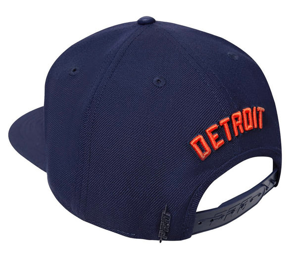 Detroit Tigers Pro Standard Taping T-Shirt - Navy/Orange