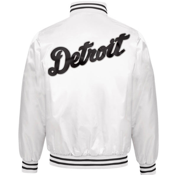 Detroit Tigers Old English D Patent Leather Collection Nylon Jacket – DS  Online