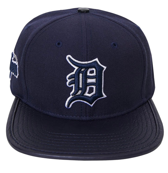 Detroit Tigers Pro Standard Strap Back Cap Leather Brim Burgundy – DS Online