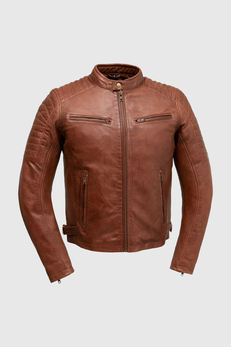 Zack Men's Fashion Leather Jacket Men's Leather Jacket FMCo S  