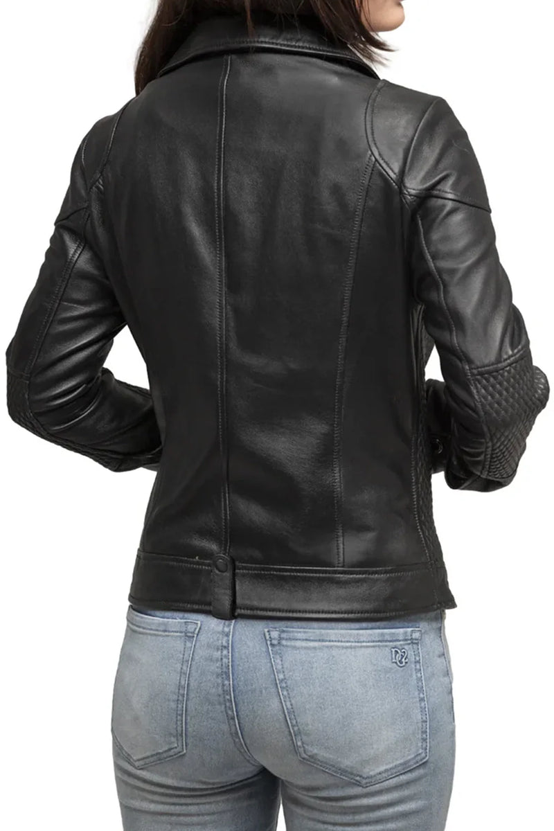 Lindsay - Women's Leather Jacket Women's Fashion Leather Jacket FMCo   