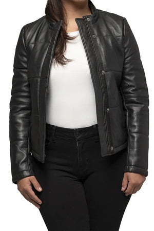 Melysa Leather Jacket Women's Leather Jacket FMCo   