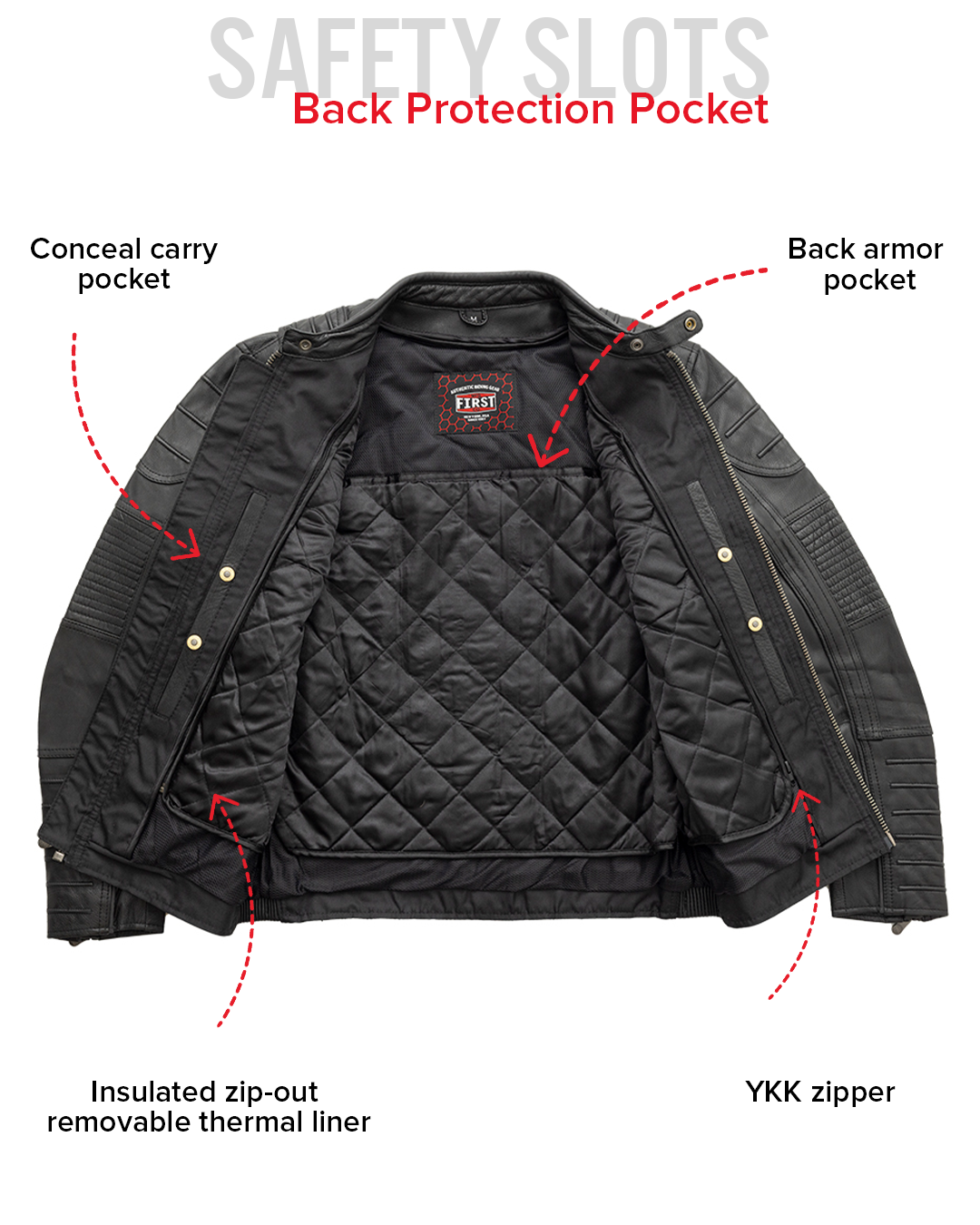 Raptor Men's Motorcycle Leather Jacket – Donna Sacs Online