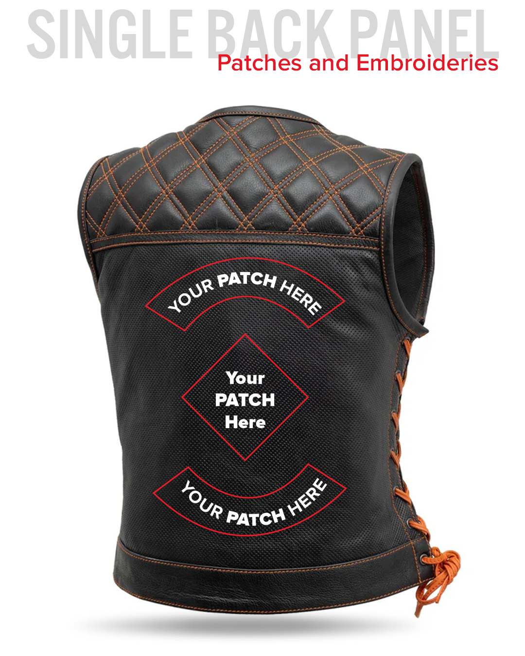 Bonnie Perforated Women's Motorcycle Leather Vest – Donna Sacs Online