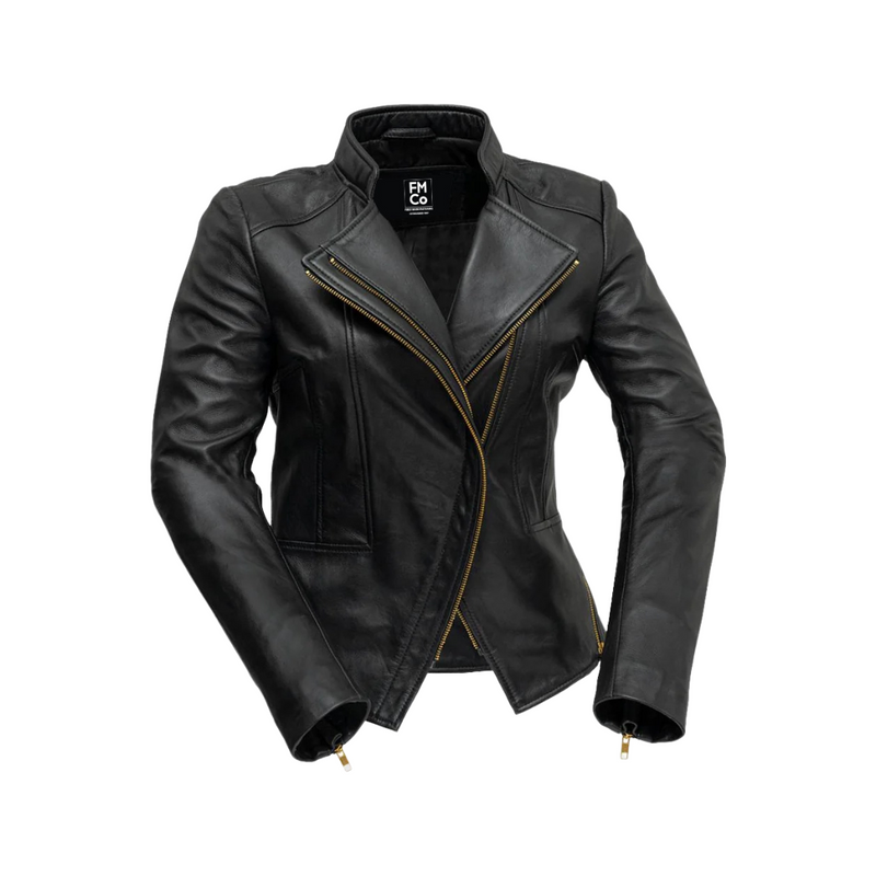 Zoey Womens Fashion Leather Jacket Women's Leather Jacket FMCo   