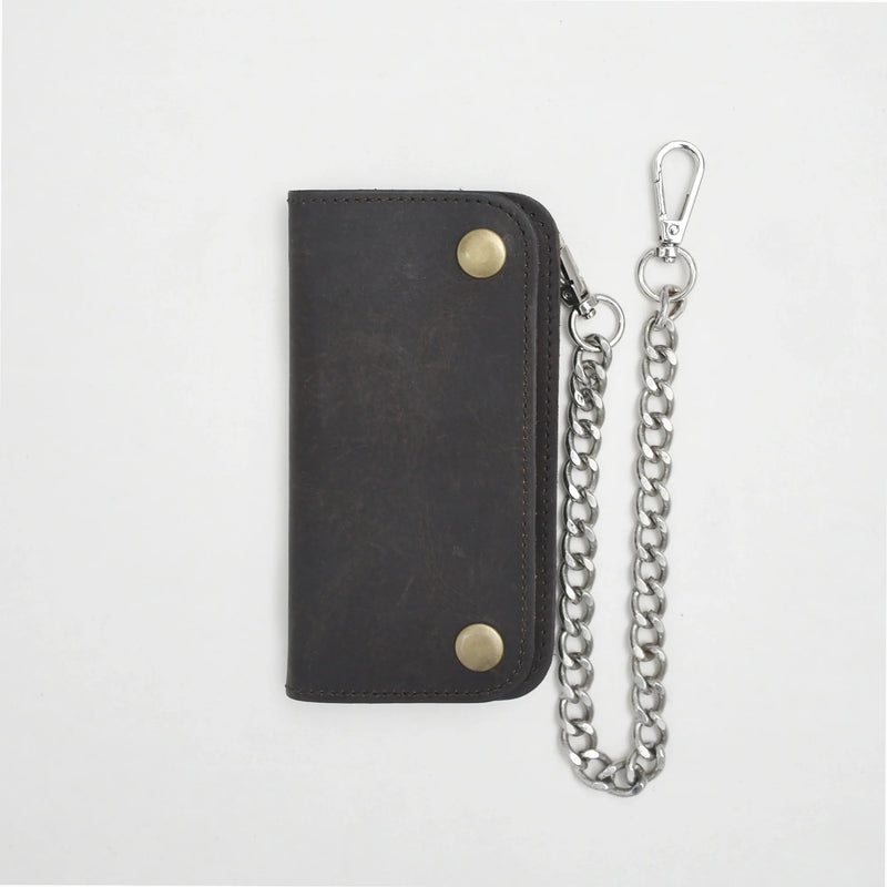 SMALL TRUCKER - Vegetable Tanned Leather Wallet