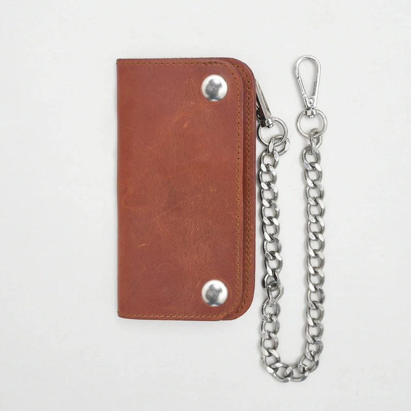 SMALL TRUCKER - Vegetable Tanned Leather Wallet