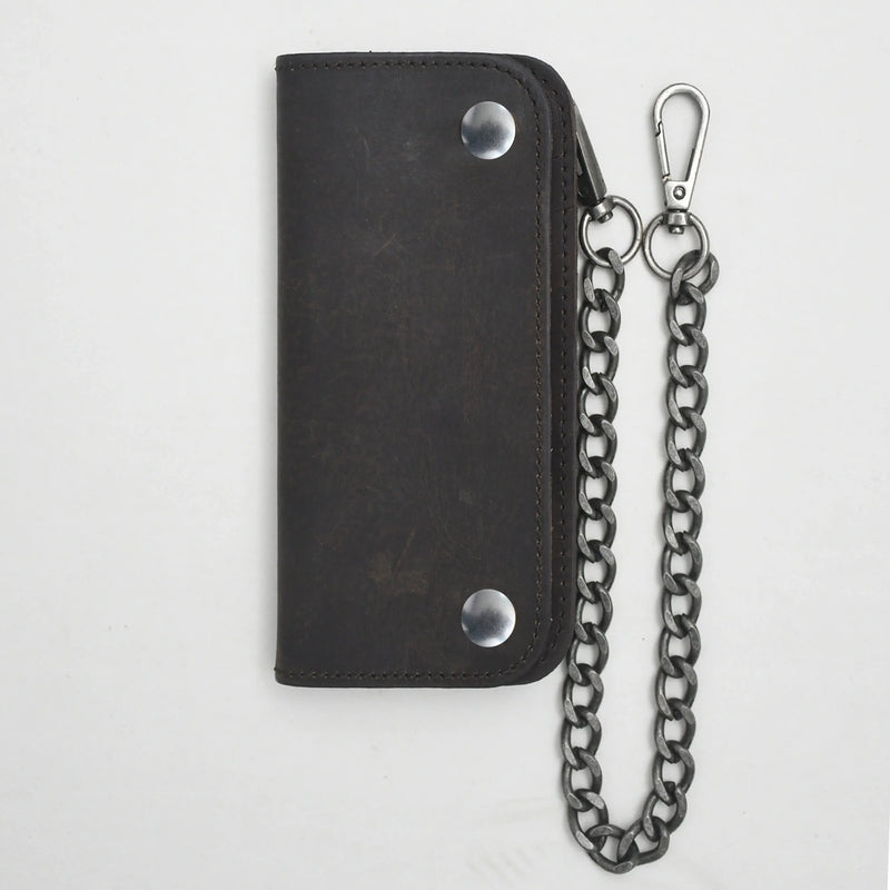 LARGE TRUCKER - Vegetable Tanned Leather Wallet