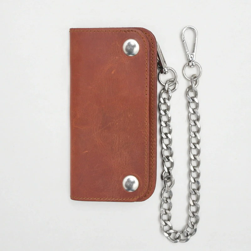 LARGE TRUCKER - Vegetable Tanned Leather Wallet