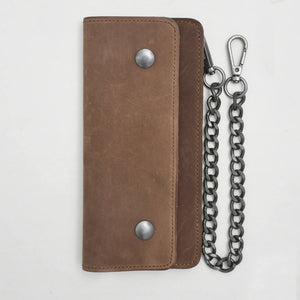 LARGE TRUCKER - Vegetable Tanned Leather Wallet