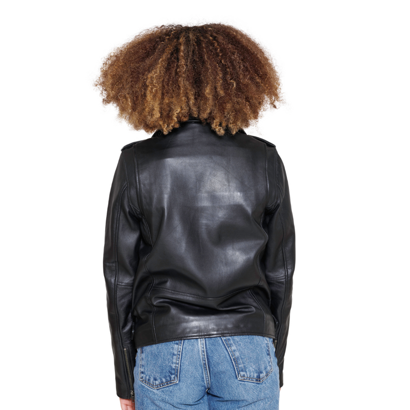 Rebel Fashion Leather Jacket Women's Leather Jacket FMCo   