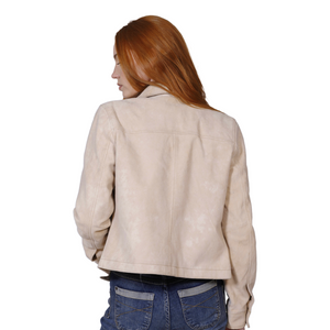 KARLY - Women's Suede Lifestyle Leather Jacket Women's Fashion Leather Jacket FMCo   