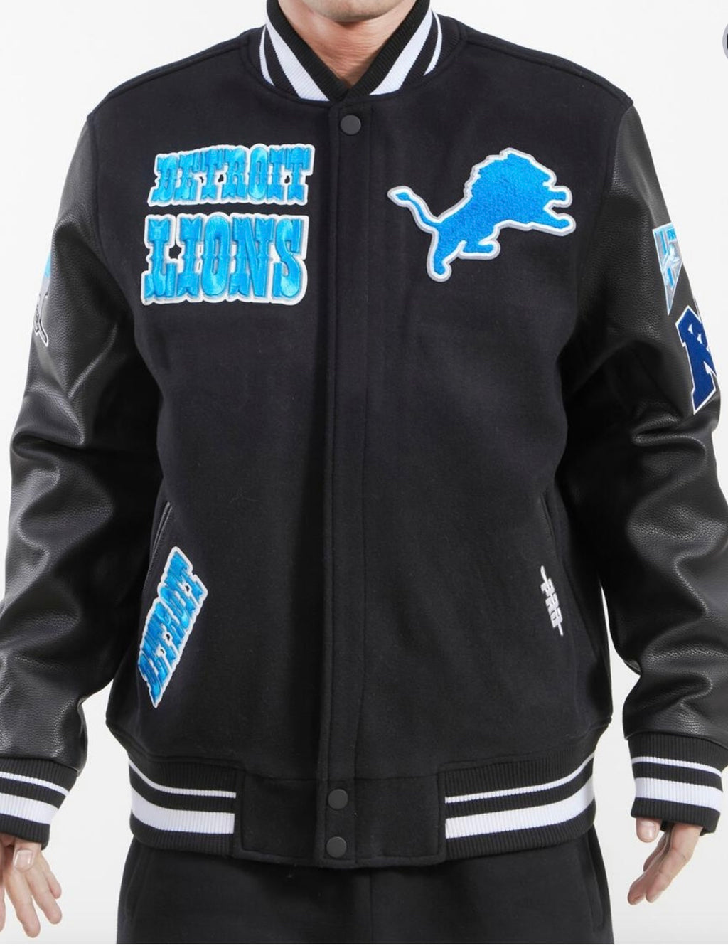 Pro Standard Detroit Lions Retro Classic Varsity Jacket