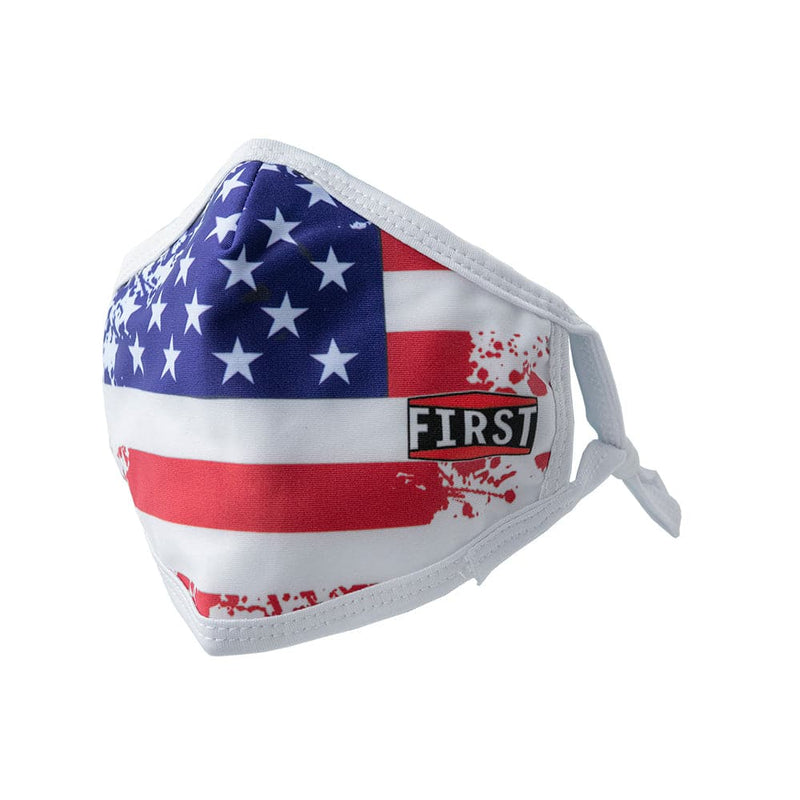 3-Ply USA Flag Reusable Non-Medical Breathable & adjustable Ear Loops Face Masks (5-Pcs Pack) Face Mask First Manufacturing Company   