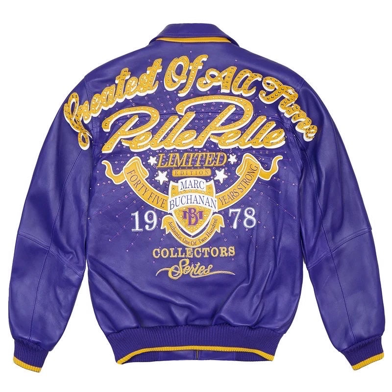 Pelle Pelle GOAT Varsity Jacket - Purple