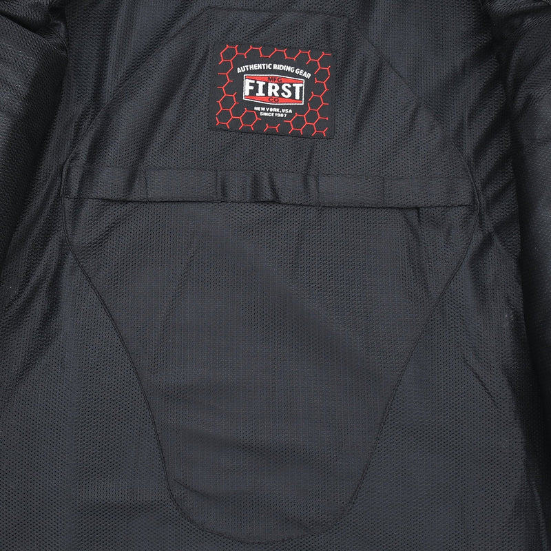 Chaos - Men's Leather Motorcycle Jacket Men's Leather Jacket First Manufacturing Company