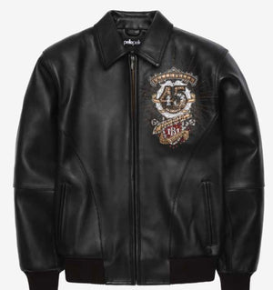 Pelle Pelle 45th Anniversary Varsity Jacket - Black