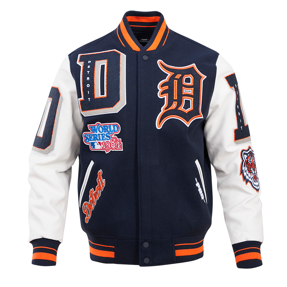 Pro Standard Detroit Tigers ShowTime Varsity Jacket – Donna Sacs Pro Standard Detroit Tigers ShowTime Varsity Jacket – Donna Sacs