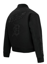 Ladies Pro Standard Detroit Tigers Bling Varsity Jacket