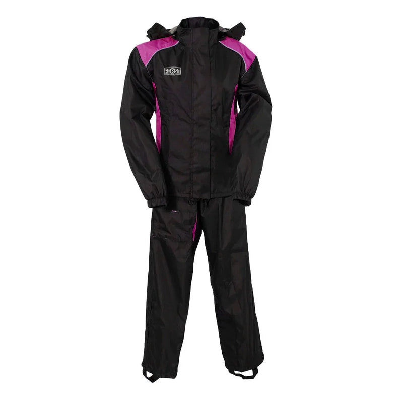 Women's Motorcycle Rain Suit Rain Suit First Manufacturing Company Pink XS 