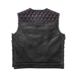 Americano Men's Club Style Leather Vest Factory Customs First Manufacturing Company   