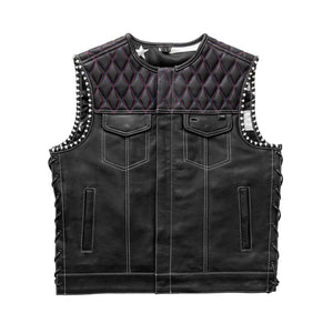 Americano Men's Club Style Leather Vest Factory Customs First Manufacturing Company S  