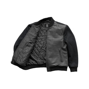 Andre Mens Varsity Leather Jacket