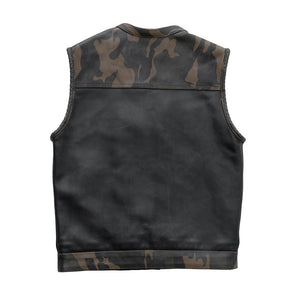 Armory - Men's Club Style Leather Vest (Limited Edition) Factory Customs First Manufacturing Company   