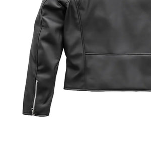 Cassandra - Women's Vegan Leather Motorcycle Jacket Women's Leather Jacket BH&BR COLLAB