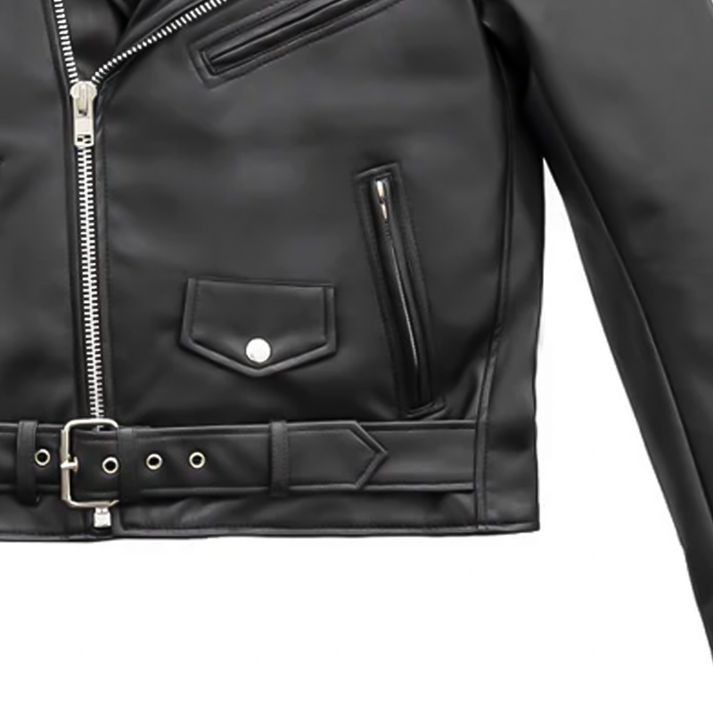 Cassandra - Women's Vegan Leather Motorcycle Jacket Women's Leather Jacket BH&BR COLLAB