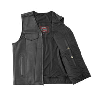 Badlands Men's Motorcycle Leather Vest Men's Leather Vest First Manufacturing Company   