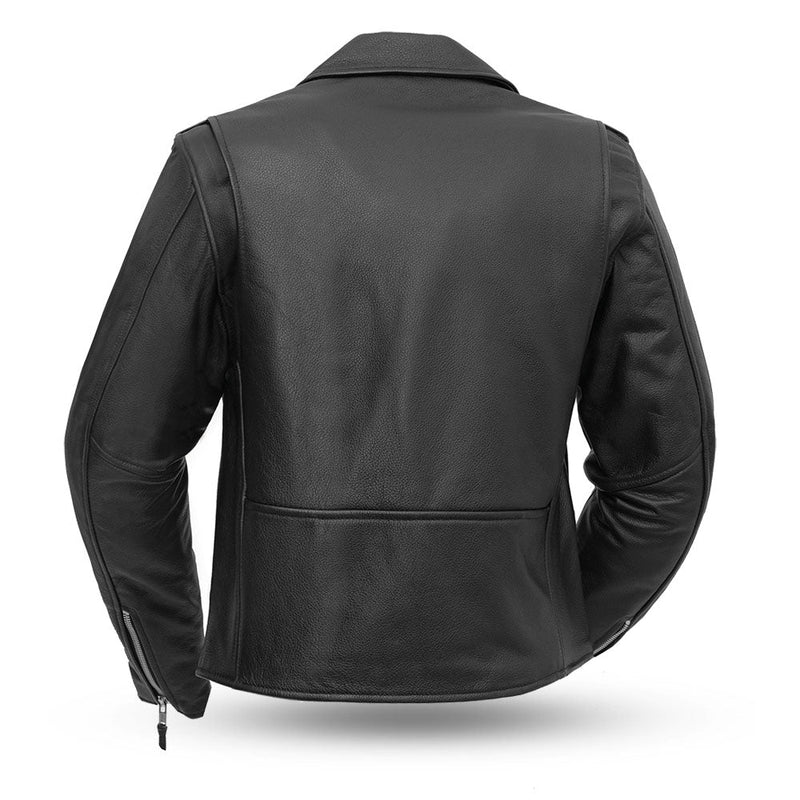 Bikerlicious - Women's Motorcycle Leather Jacket Women's Leather Jacket First Manufacturing Company   
