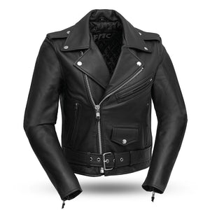 Bikerlicious - Women's Motorcycle Leather Jacket Women's Leather Jacket First Manufacturing Company XS Black 