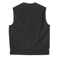 Born Free Men's Fairfax V2 - Motorcycle Canvas Vest Men's Canvas Vests First Manufacturing Company   