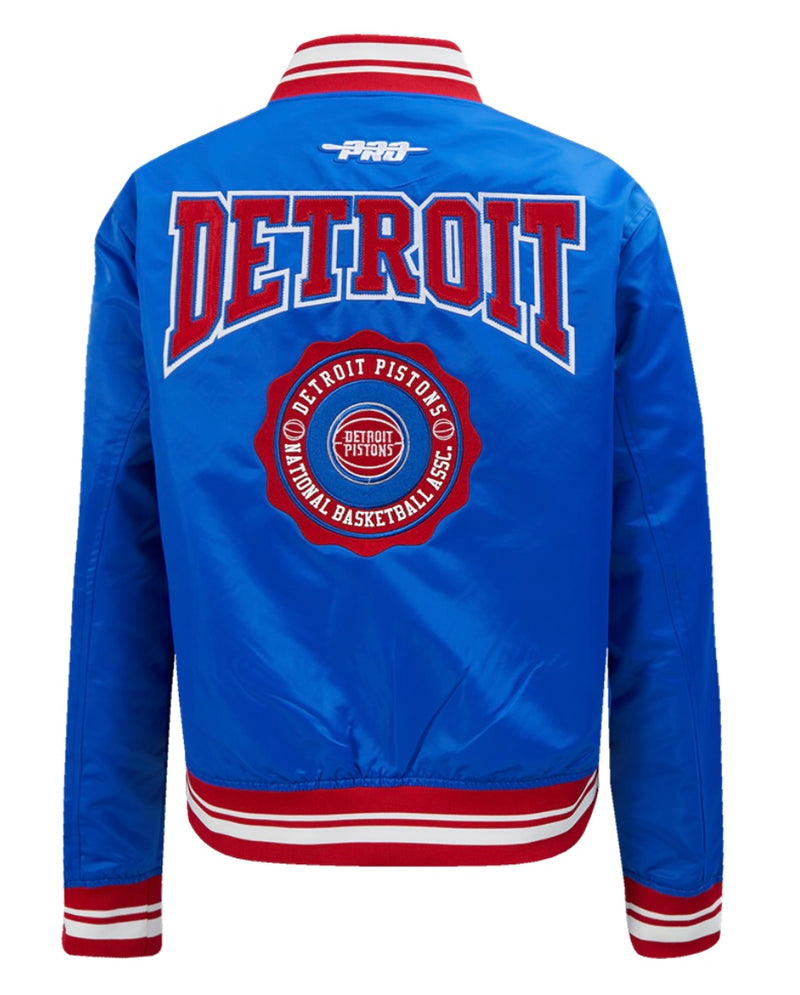 Pro standard Detroit Pistons Satin 313 Jacket - Royal