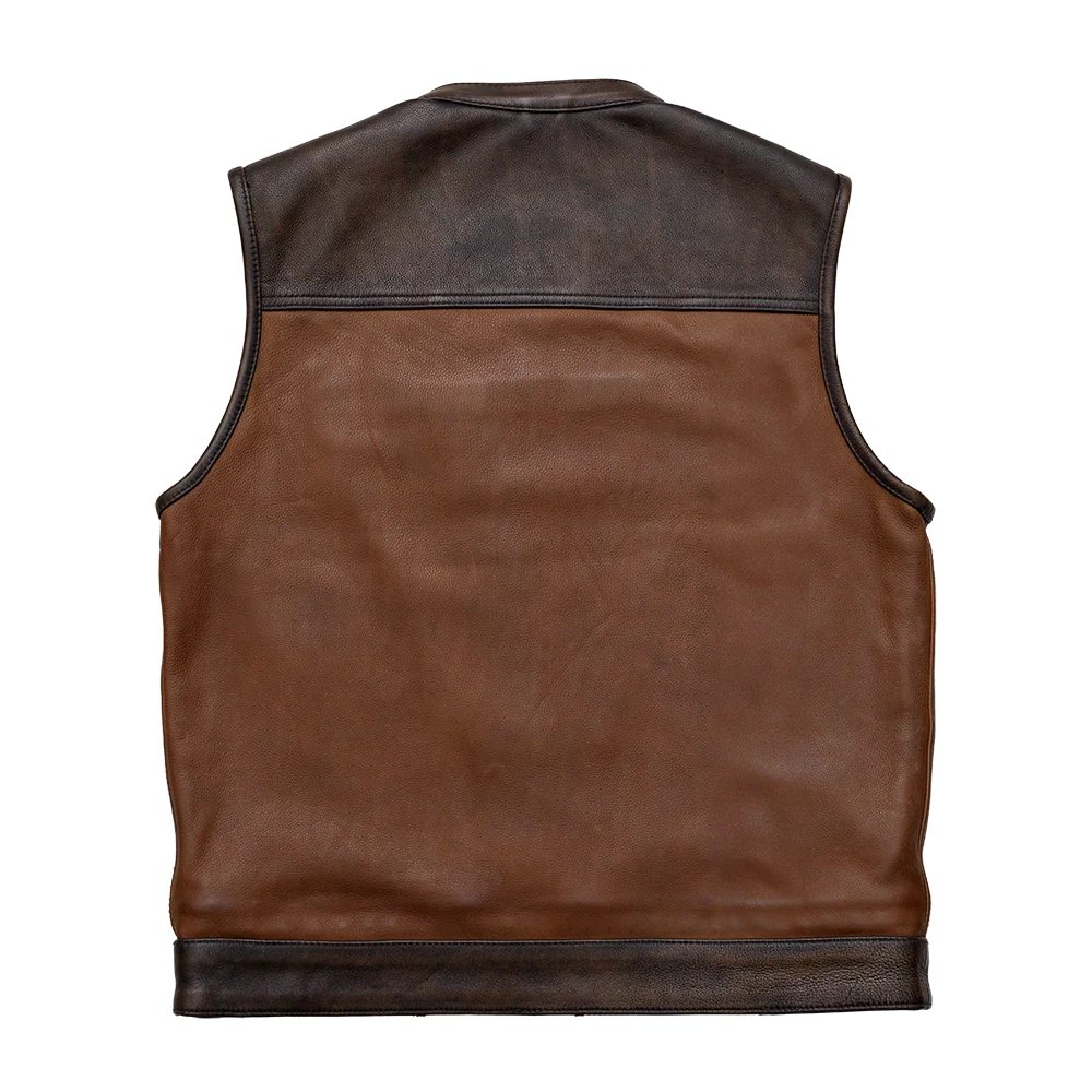 Gunner Men's Leather Motorcycle Vest (Limited Edition)  First Manufacturing Company   