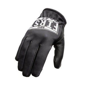Clutch Men's Motorcycle Leather Gloves Men's Gloves First Manufacturing Company Black S 