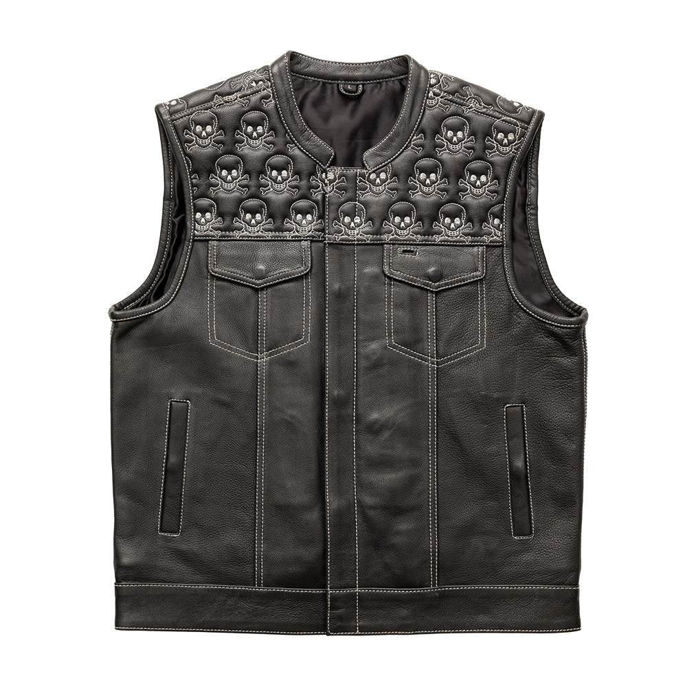 Men's Customs 1 of 1 limited edition Men's Leather Vest GARAGE SALE S  