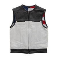 Men's Customs 1 of 1 limited edition Size Small Men's Leather Vest GARAGE SALE   