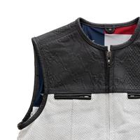 Men's Customs 1 of 1 limited edition Size Small Men's Leather Vest GARAGE SALE   