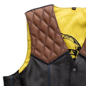 Men's Customs limited edition - Western Style Men's Leather Vest GARAGE SALE   