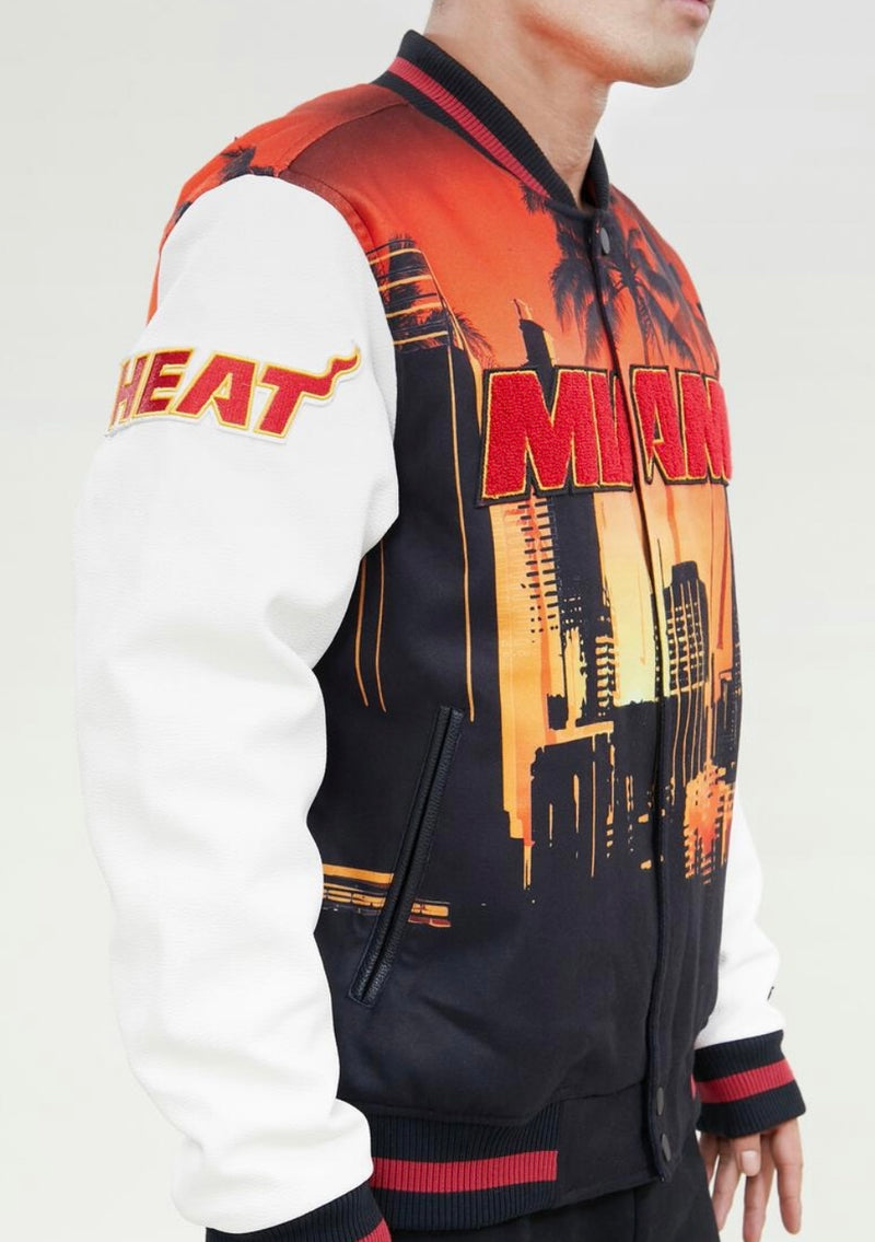 Pro Standard Miami Heat Varsity Jacket