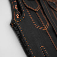 Dart - Men's Denim Vest - Limited Edition Factory Customs First Manufacturing Company   