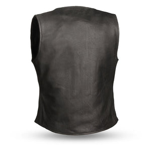Derringer Women's Motorcycle Leather Vest Women's Leather Vest First Manufacturing Company   