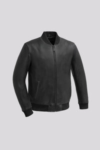 Dravis Mens Leather Bomber Jacket Men's New Zealand Lambskin Jacket FMCo   